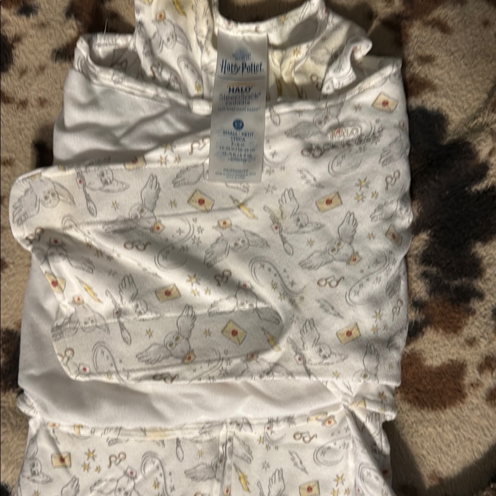 Warner Bros. Harry Potter Sleep Sack - White and Gray